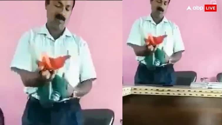 Flag Disrespect Viral Video: तिरंगे से साफ कर रहा टेबल, वायरल वीडियो पर मचा बवाल, सोशल मीडिया प